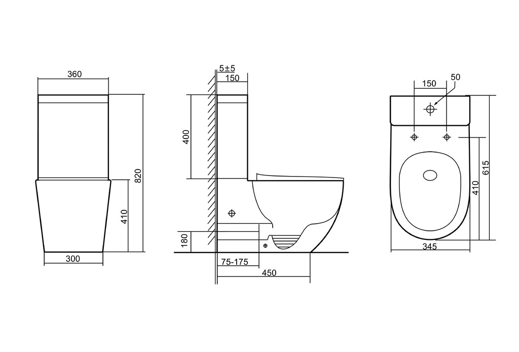 Унитаз-компакт Triton Corso CO-3806