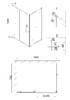 Душевое ограждение Niagara NG-42-10AG-A70G 100x70