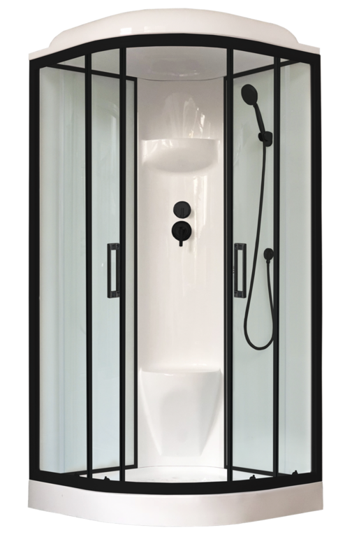 Душевая кабина Royal Bath RB100HK6-WT-BL 100x100