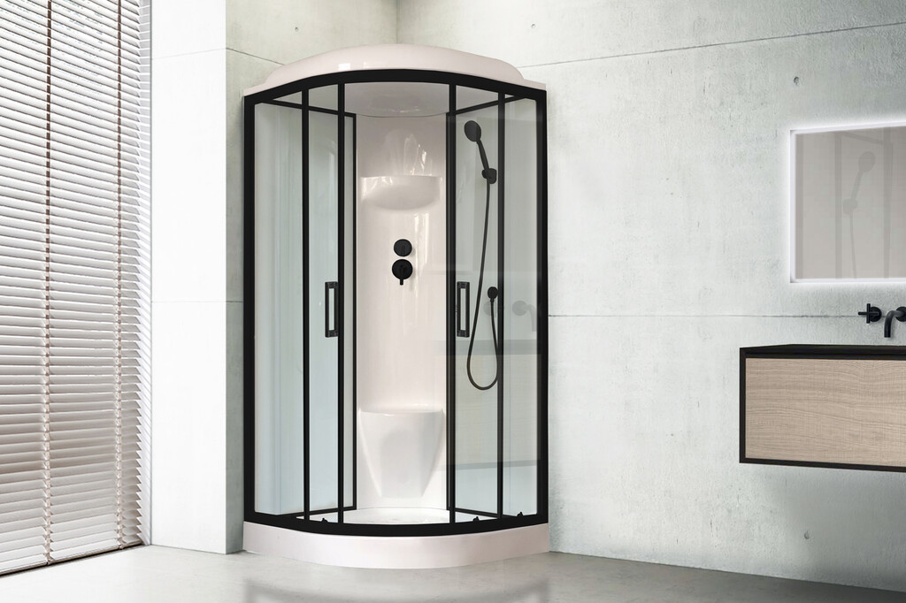 Душевая кабина Royal Bath RB100HK6-WT-BL 100x100