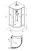 Душевая кабина Triton Топ В 90x90