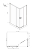 Душевое ограждение Ambassador Queen 11011106L 120x80