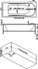 Акриловая ванна Bas Стайл 160x70