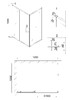 Душевое ограждение Niagara NG-42-12AG-A100G 120x100