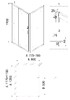 Душевое ограждение Niagara NG-43-12AG-A80G 120x80