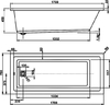 Акриловая ванна Vagnerplast Cavallo 170x75