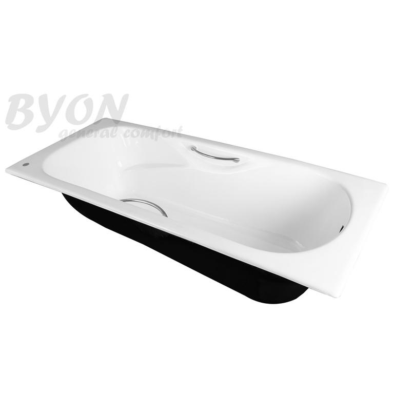 Чугунная ванна Byon B15 160x75x42 с ручками