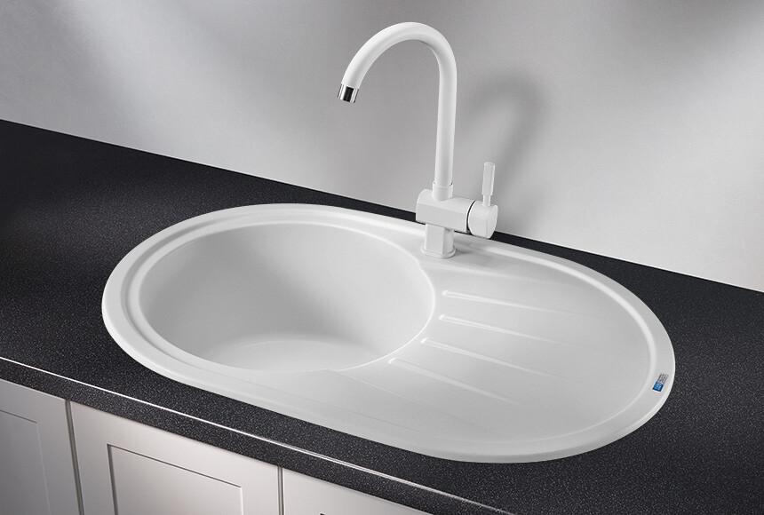 Мойка для кухни Granula Standart 7601 БЕЛЫЙ