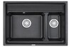 Мойка для кухни Granula Kitchen Space 7302 ЧЕРНЫЙ