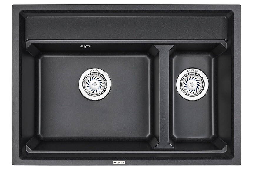 Мойка для кухни Granula Kitchen Space 7302 ЧЕРНЫЙ