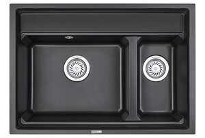 Мойка для кухни Granula Kitchen Space 7302 ЧЕРНЫЙ