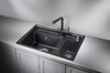 Мойка для кухни Granula Kitchen Space 7302 ЧЕРНЫЙ
