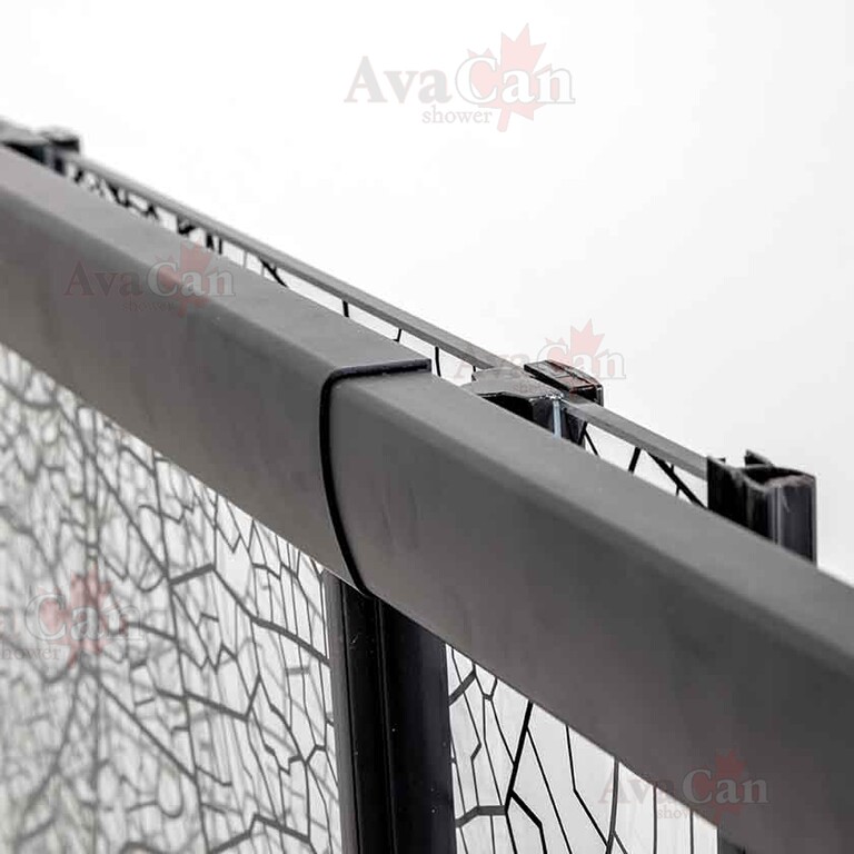 Душевое ограждение AvaCan FB 120-140-SB 100 120-140x100