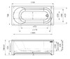 Акриловая ванна Radomir Виктория лайт 165x70