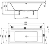 Акриловая ванна Ravak Formy 01 170x75 C691000000