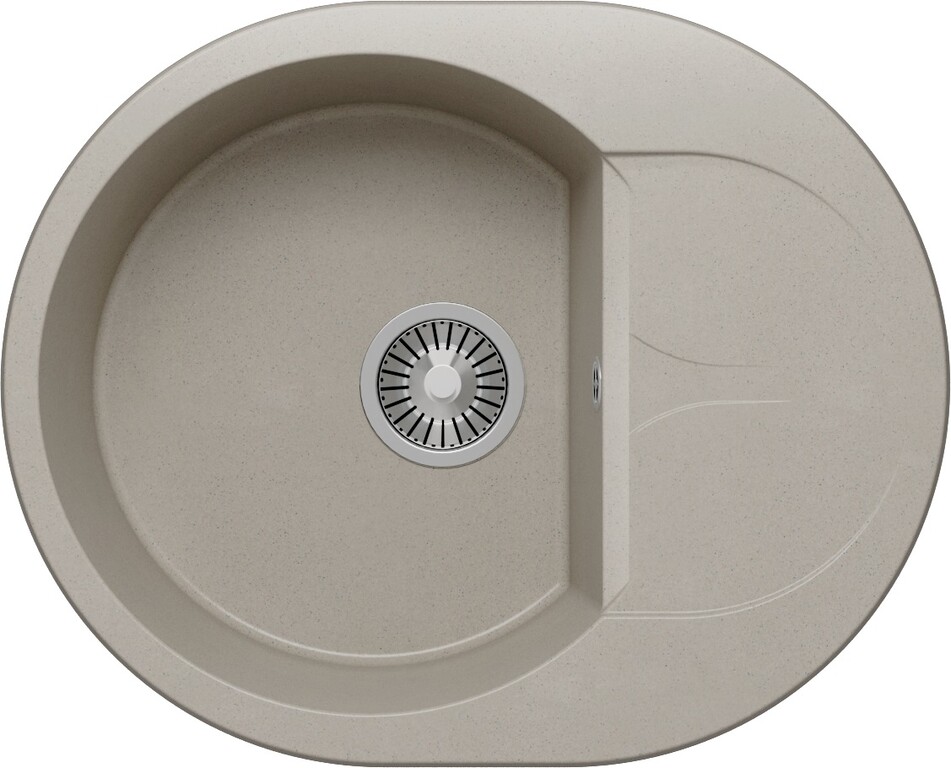 Мойка для кухни Polygran Atol-620 серая