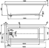 Акриловая ванна Vagnerplast Cavallo 160x70