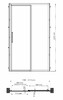 Душевая дверь WasserKRAFT Lopau 32S05R 120x200