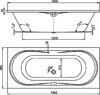 Акриловая ванна Vagnerplast Briana 180x80