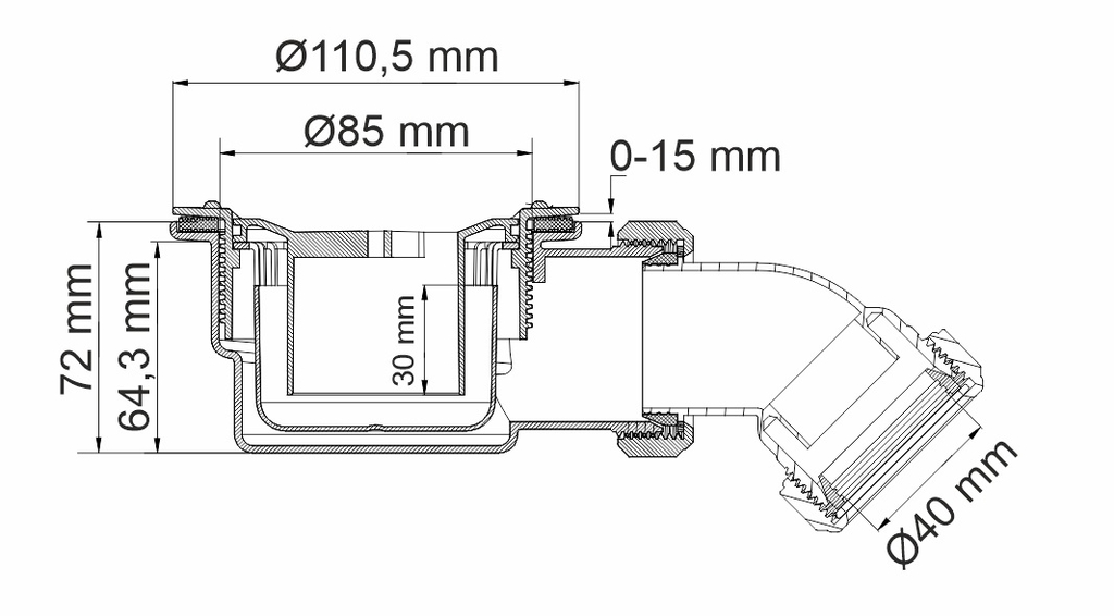 Душевой поддон WasserKRAFT Main 41T07 120x90