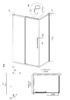 Душевое ограждение Grossman Cosmo 120.K33.02.1270.10.00 120x70