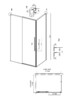 Душевое ограждение Grossman Galaxy 120.K33.01.1080.10.00 100x80