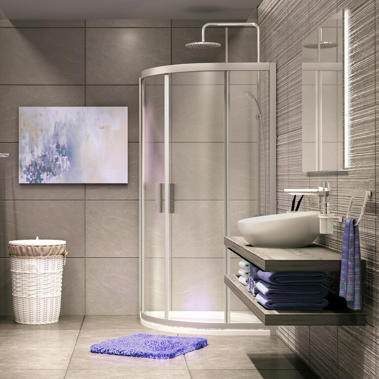 Душевое ограждение WasserKRAFT Lippe 45S00 80x80
