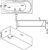 Акриловая ванна Bas Нептун 170x70 на ножках