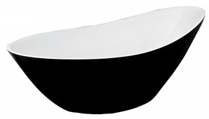 Акриловая ванна Esbano London black 180x80