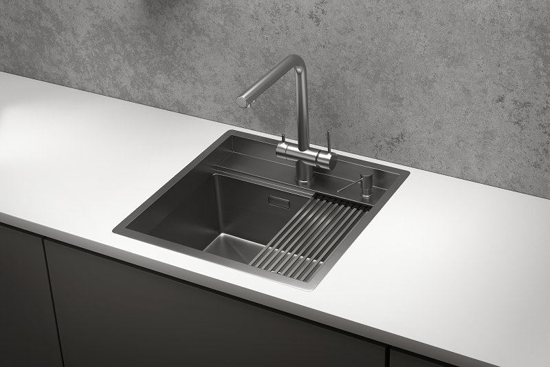 Мойка для кухни Granula Kitchen Space 5051 СТАЛЬ САТИН