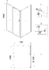 Душевое ограждение Niagara NG-83-10AB-A70B 100x70
