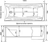 Акриловая ванна Aquanet Cariba 170x75