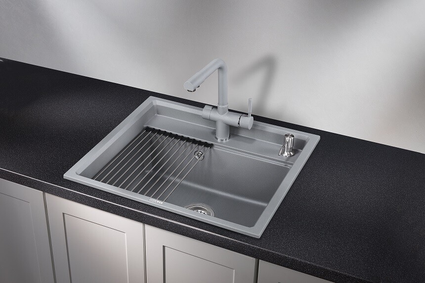 Мойка для кухни Granula Kitchen Space 6003 АЛЮМИНИУМ