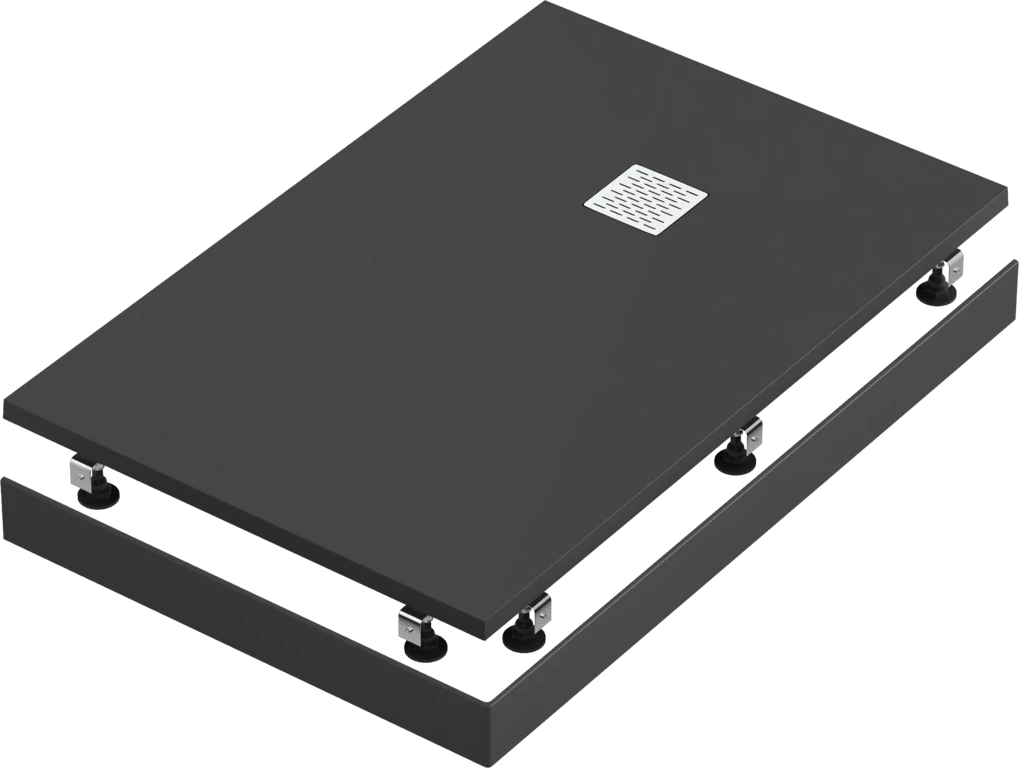 Душевой поддон Good Door Essentia 120x70 черный ЛП00092
