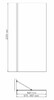 Душевая перегородка WasserKRAFT Aisch 90x200