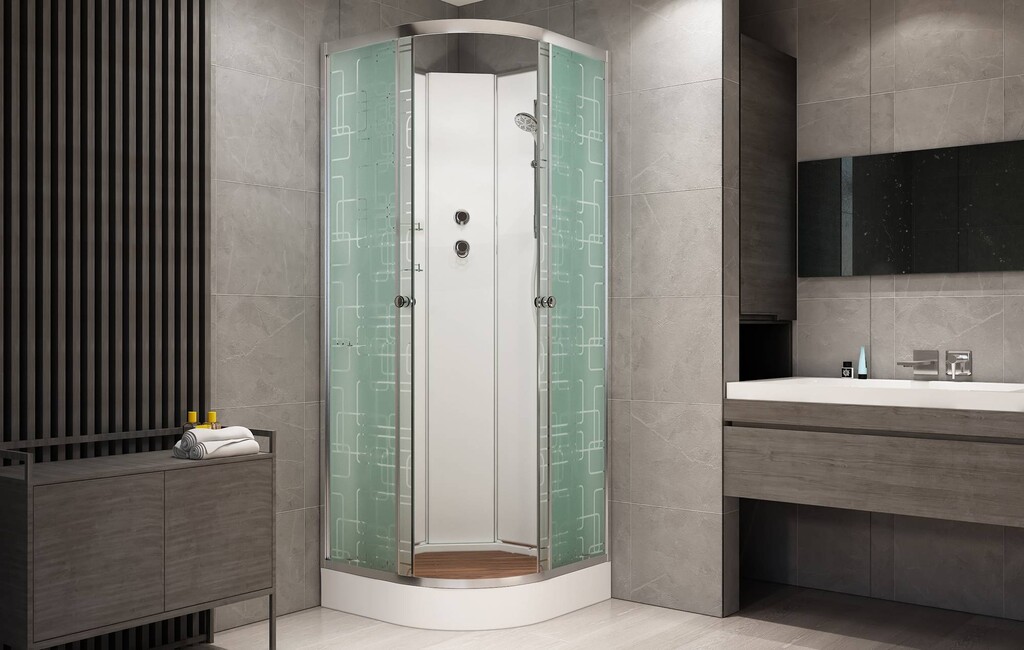 Душевая кабина AvaCan EM1590 N LED 90x90