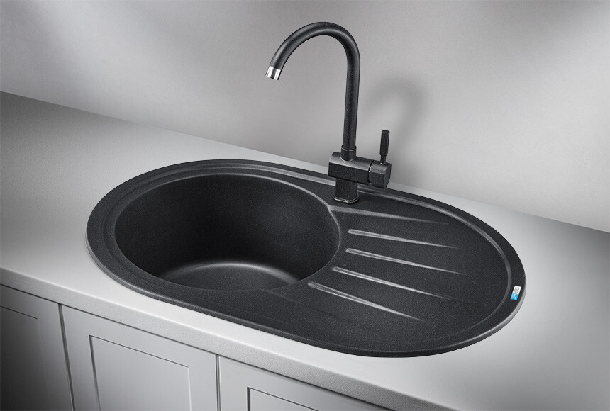 Мойка для кухни Granula Standart 7601 ЧЕРНЫЙ