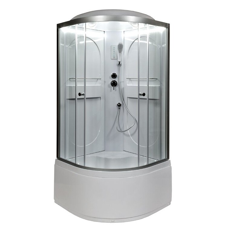 Душевая кабина Deto L680 LED 80x80