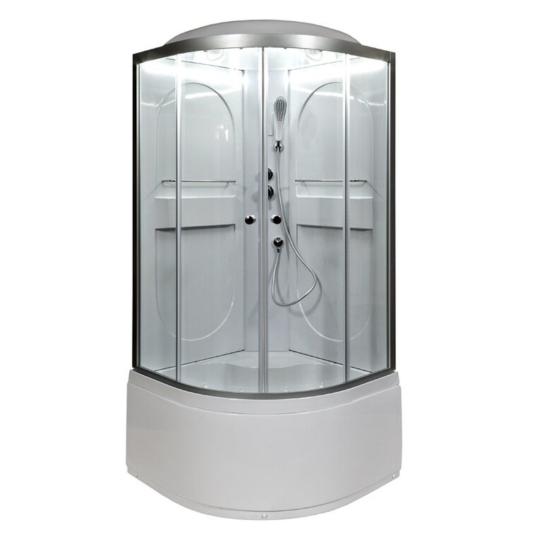 Душевая кабина Deto L680 LED 80x80