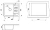 Мойка для кухни Granula Standart 5803 ЧЕРНЫЙ