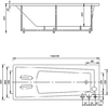 Акриловая ванна Акватек Либра 170x70