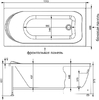 Акриловая ванна Aquanet Nord 160x70