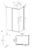 Душевое ограждение Grossman Cosmo 120.K33.02.1470.21.00 140x70