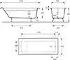Чугунная ванна Jacob Delafon Parallel 170x70 E2947-00