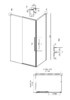 Душевое ограждение Grossman Galaxy 120.K33.01.1170.10.00 110x70