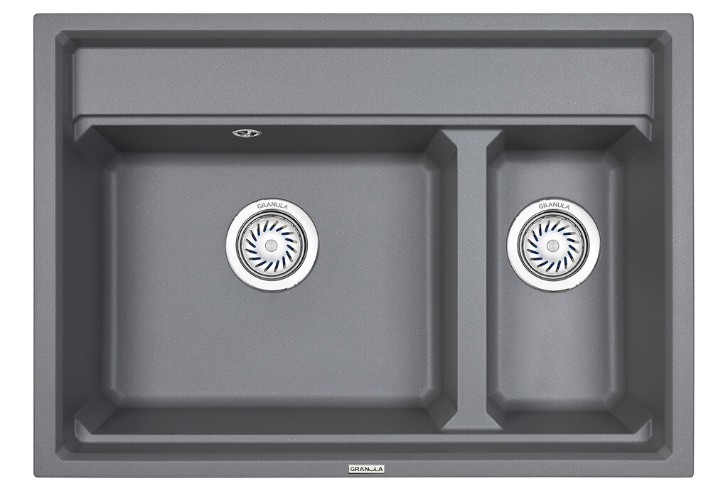 Мойка для кухни Granula Kitchen Space 7302 АЛЮМИНИУМ