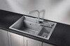 Мойка для кухни Granula Kitchen Space 7302 АЛЮМИНИУМ