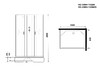Душевая кабина Niagara NG-33084-14QBK 100x80