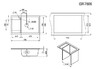 Мойка для кухни Granula 7805 БАЗАЛЬТ