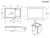Мойка для кухни Granula Estetica 7807 ШВАРЦ